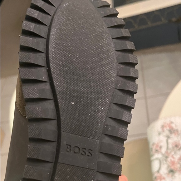 Boss Men's Brown and Olive Sneakers - Picture 4 of 14